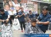 Sobat Barber Peduli, Berbagi dengan Anak Yatim di LKSA Muhammadiyah Al Maun Plus Potong Gratis
