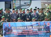 Peringati HUT Ke 74 TNI, Polres Pati Adakan Program Perpanjangan SIM Gratis Kepada Anggota TNI