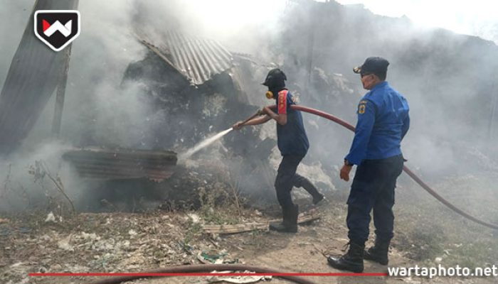Dua Gudang Pengolahan Kapuk di Tlogoayu Gabus Terbakar, Diduga Berasal dari Blower Meledak