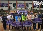 Bhayangkara C7K Polres Pati Juarai Turnamen Bola Voli AHY Cup 2022 Usai Kalahkan Pesona Randukuning