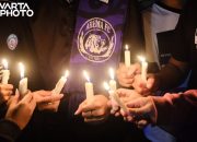 Aksi Solidaritas, Patifosi Gelar Doa Bersama dan Bakar Lilin untuk Korban Kanjuruhan