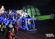 Becik Ku, Kendaraan Listrik Udinus Antar Ganjar Memasuki Arena Opening Porprov Jateng 2023